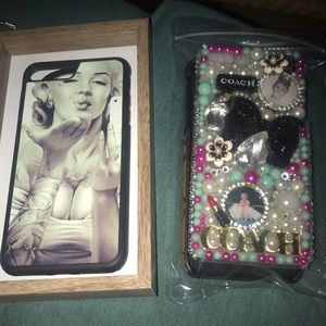2 NEW Marilyn Monroe/Audrey iPhone 7-8 Plus Bling